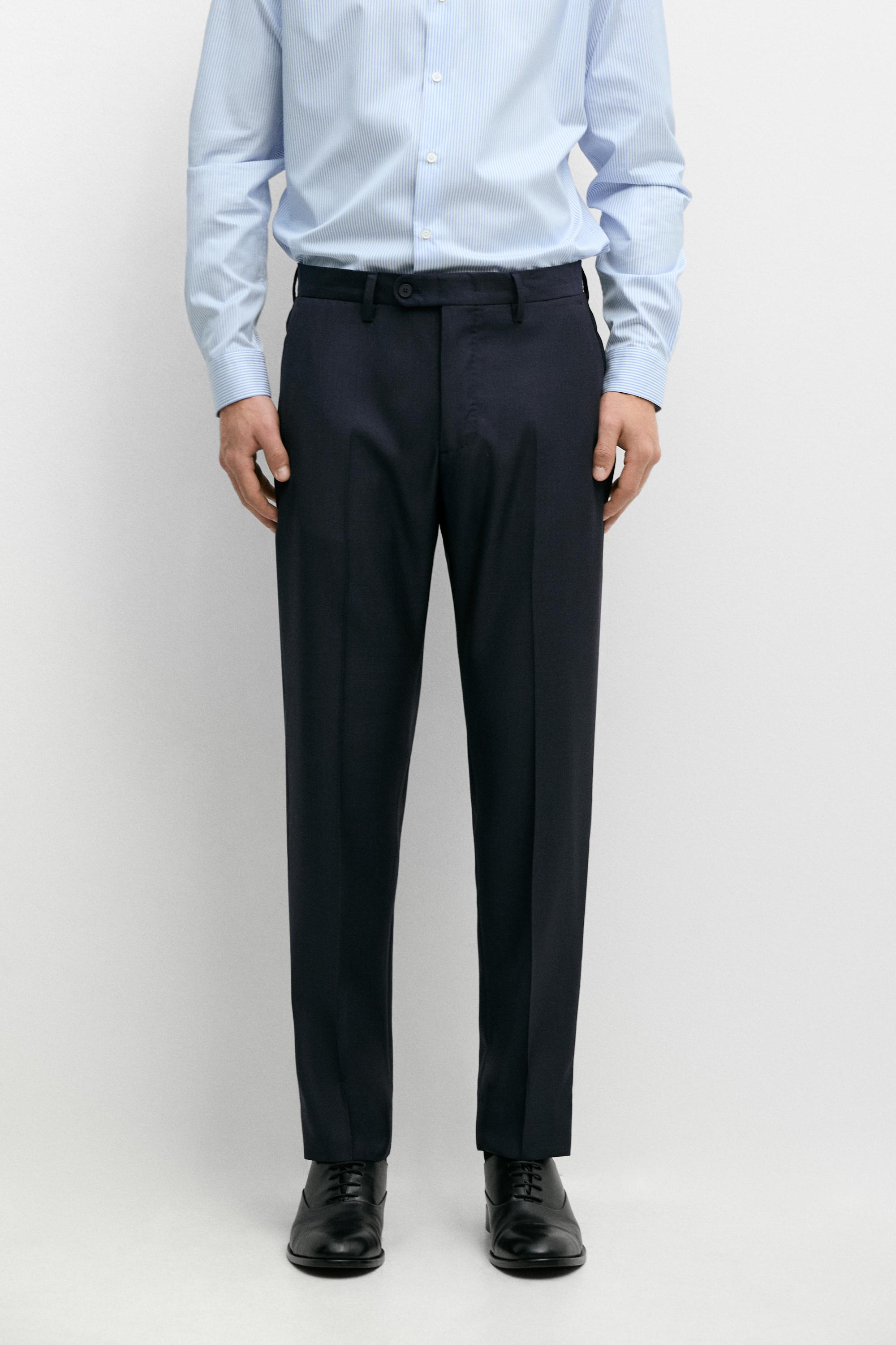 Pantalon de costume 100 % laine